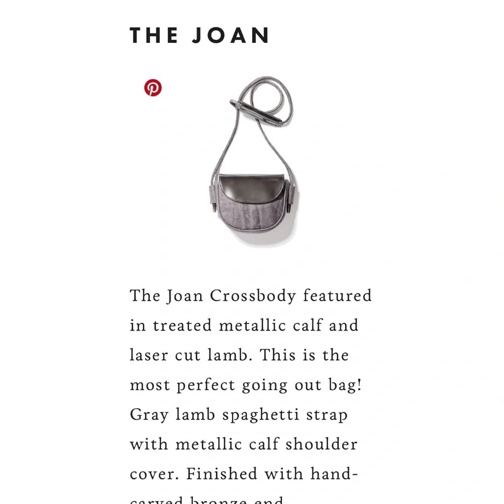 Von Drenik The Joan Crossbody Handbag